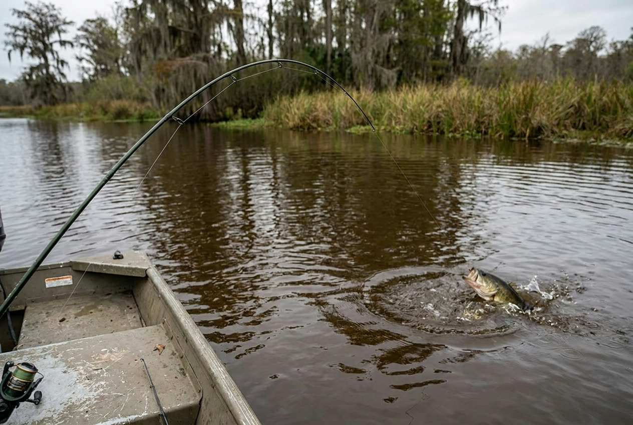 Bob Stonewater's Trophy Bass Guide Service — St. Johns River, Rodman Reservoir